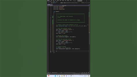 std reverse|c++ algorithm reverse.
